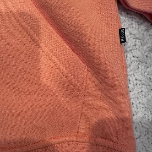 New Barney Cools Men’s Medium Orange Hooded Sweatshirt - Picture 3 of 9